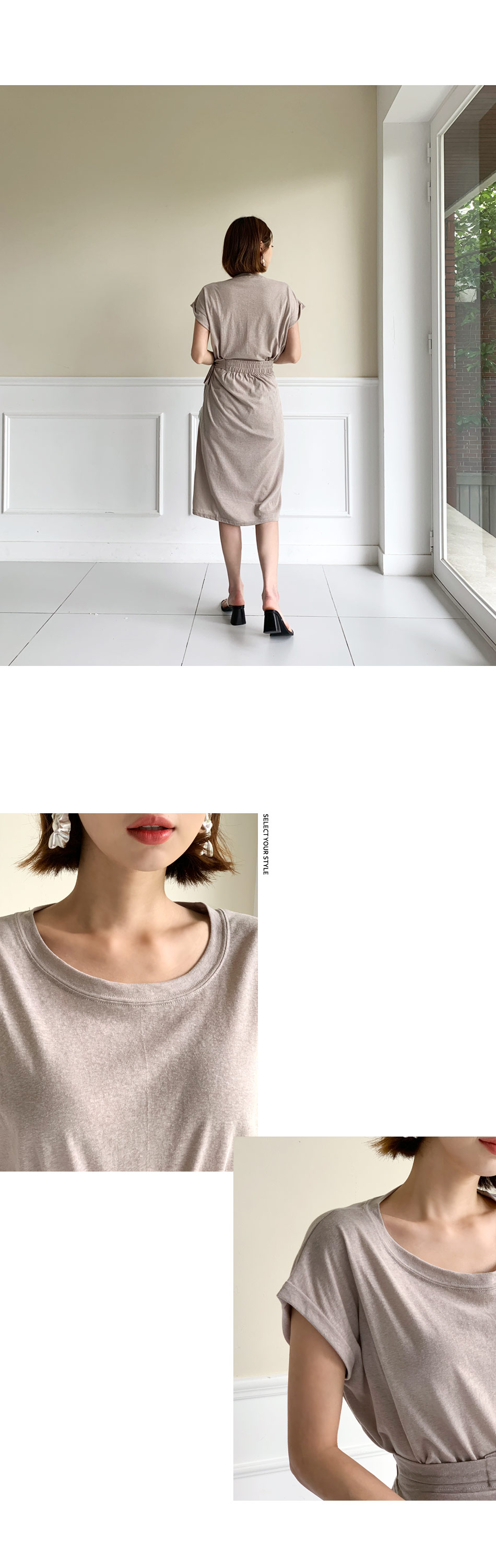 Tシャツ&ラップスカートSET・全3色 | DHOLIC | 詳細画像4