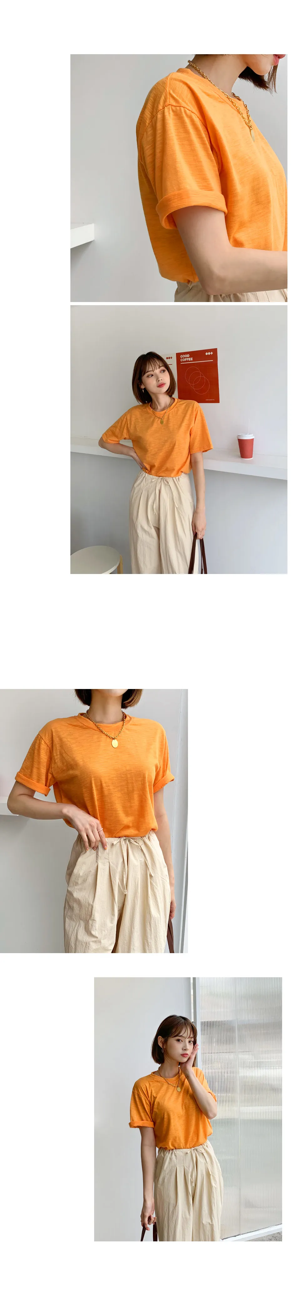 ラウンドネックTシャツ・全5色 | DHOLIC | 詳細画像6