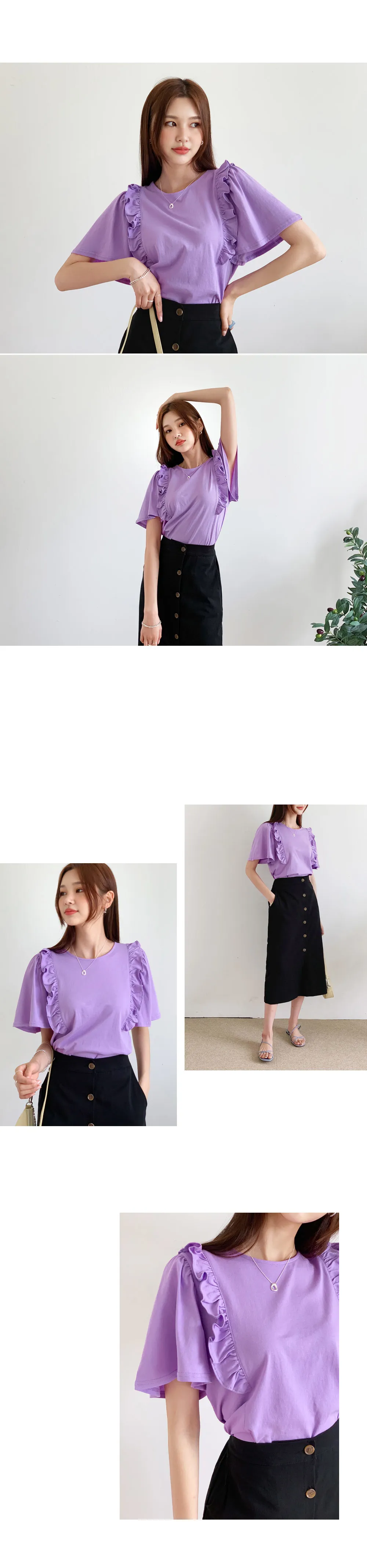 ボタンHラインスカート・全4色 | DHOLIC | 詳細画像16
