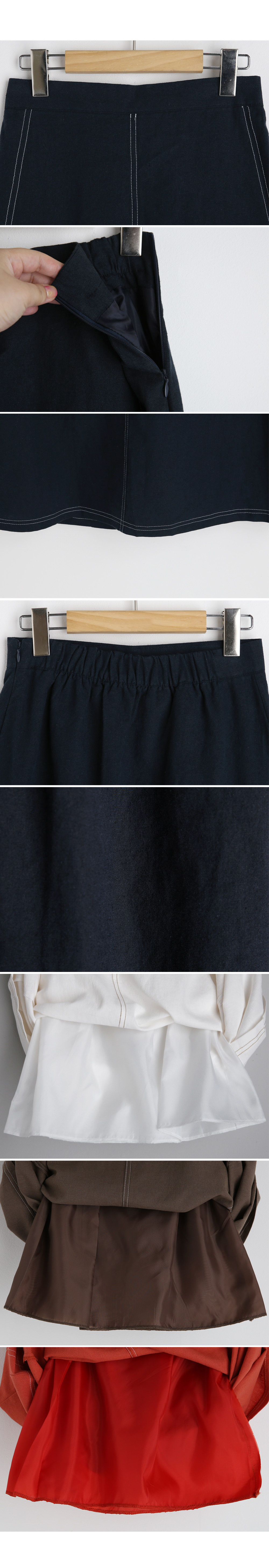 ステッチAラインスカート・全4色 | DHOLIC | 詳細画像16