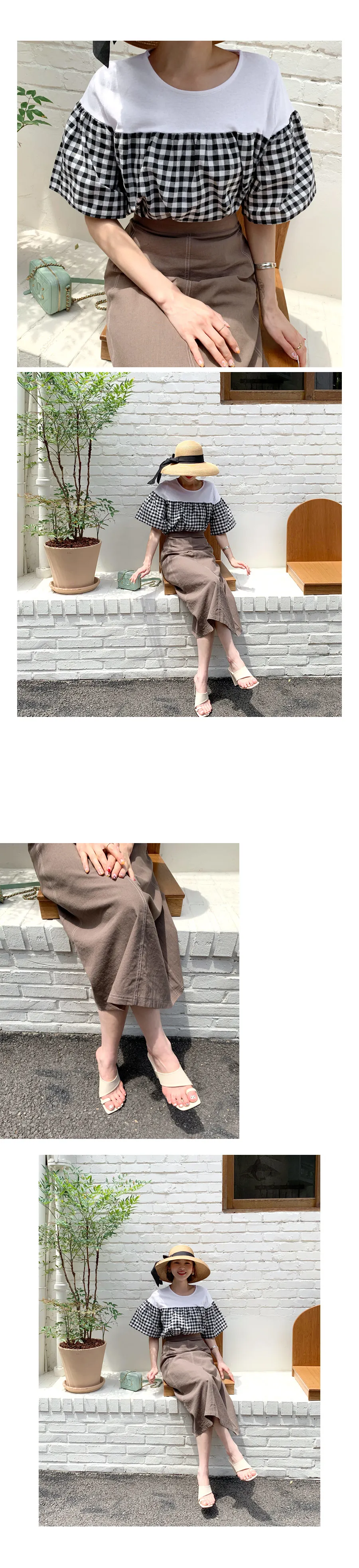 ステッチAラインスカート・全4色 | DHOLIC | 詳細画像5