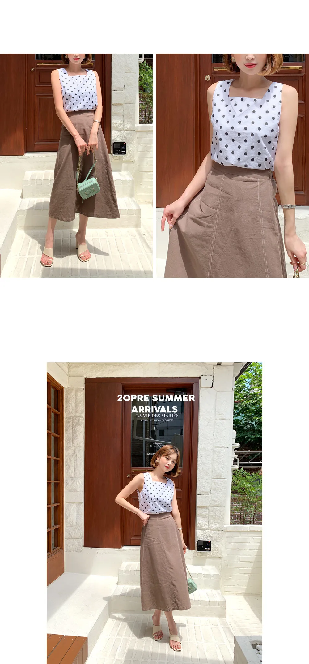 ステッチAラインスカート・全4色 | DHOLIC | 詳細画像14