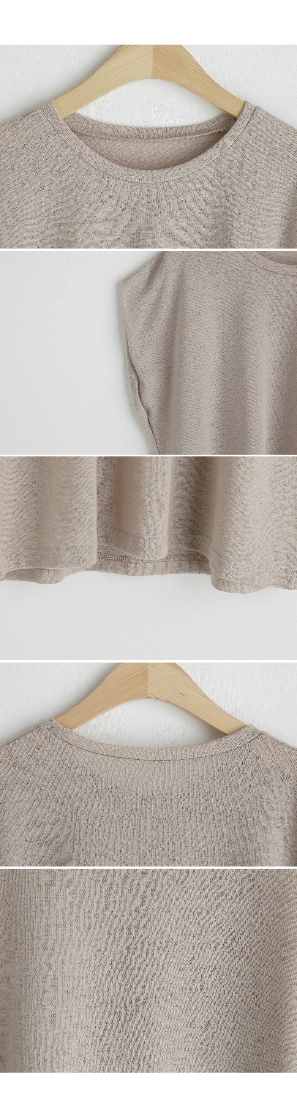リネン混フレンチスリーブTシャツ・全4色 | DHOLIC | 詳細画像12