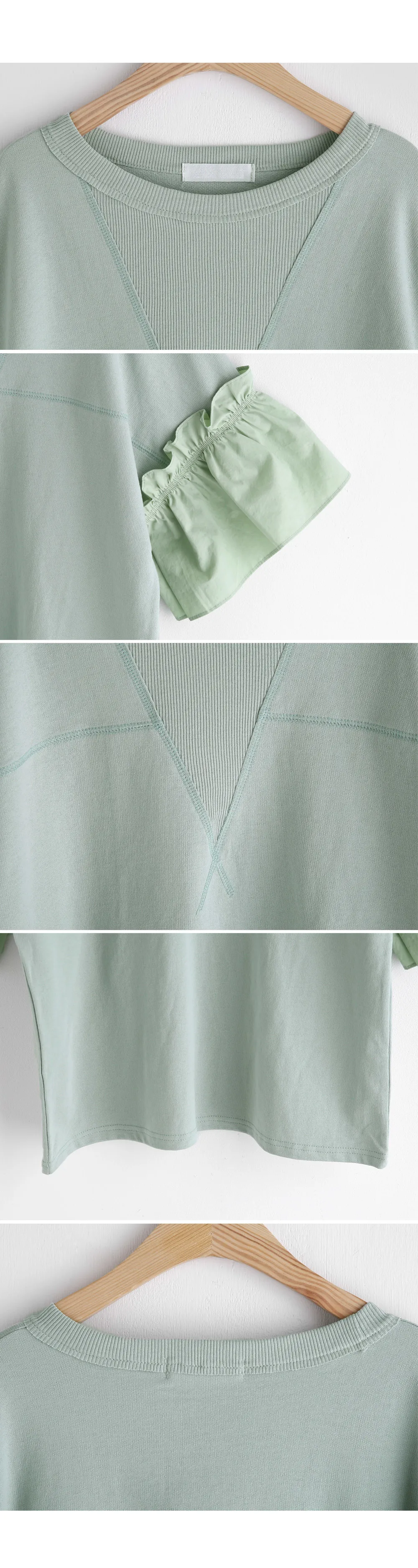 フリルスリーブTシャツ・全3色 | DHOLIC PLUS | 詳細画像12