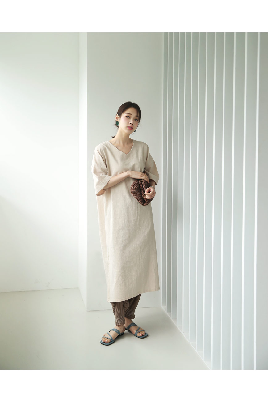 COTTON CLASSICS/コットンネル チュニックワンピース/ポルトガル製 47106e631d6a8630bb9d881c76398f