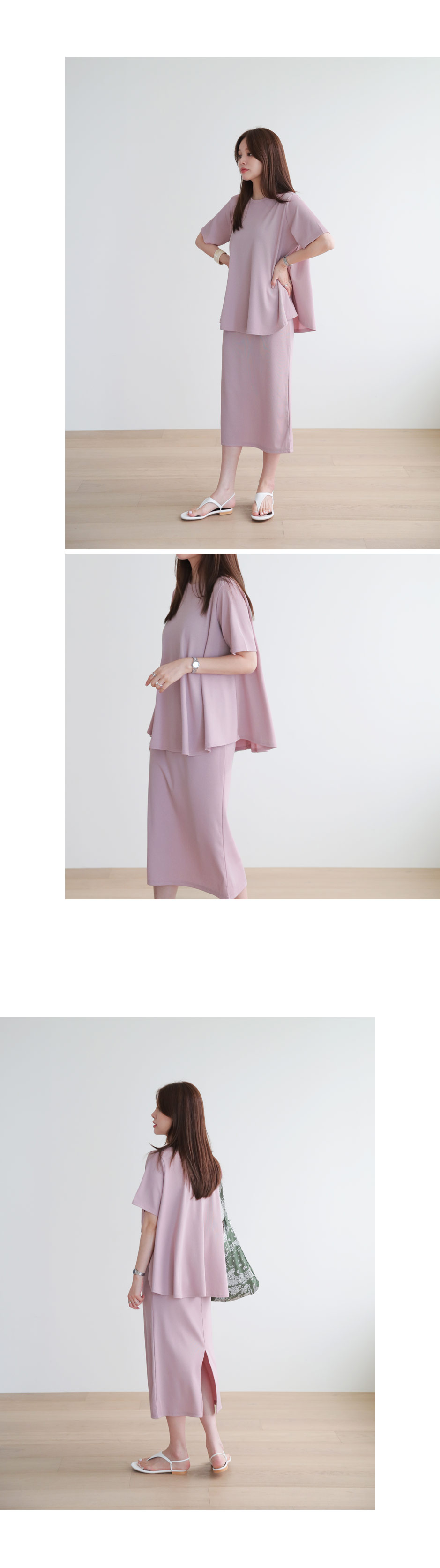 フレアTシャツ&スカートSET・全3色 | DHOLIC PLUS | 詳細画像12
