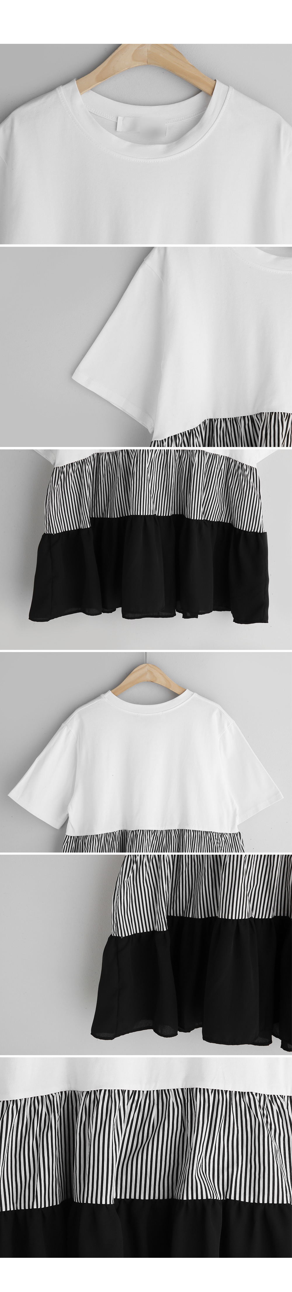 ストライプティアードTシャツ・全2色 | DHOLIC PLUS | 詳細画像16