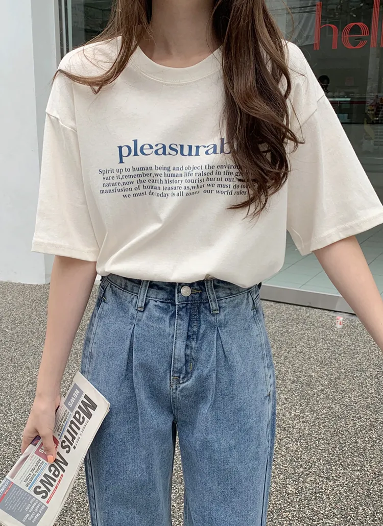 pleasurable半袖Tシャツ | simplymood | 詳細画像1