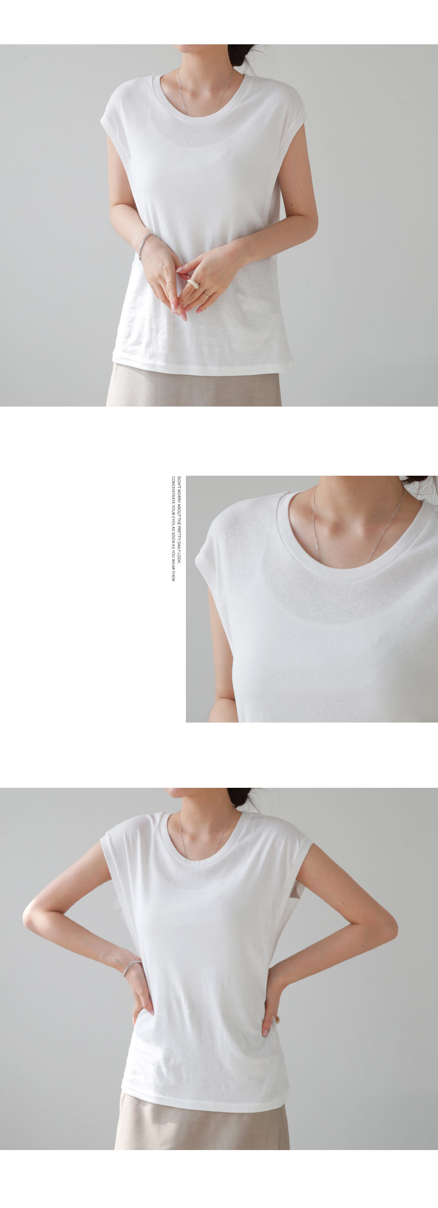 フレンチスリーブTシャツ・全6色 | DHOLIC PLUS | 詳細画像8
