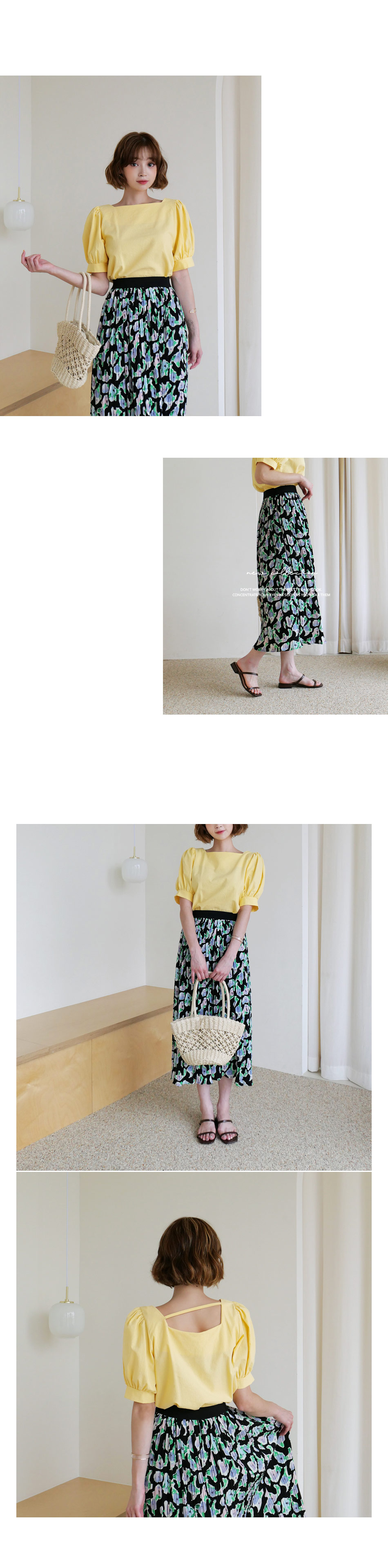 フローラルプリーツスカート・全2色 | DHOLIC | 詳細画像7