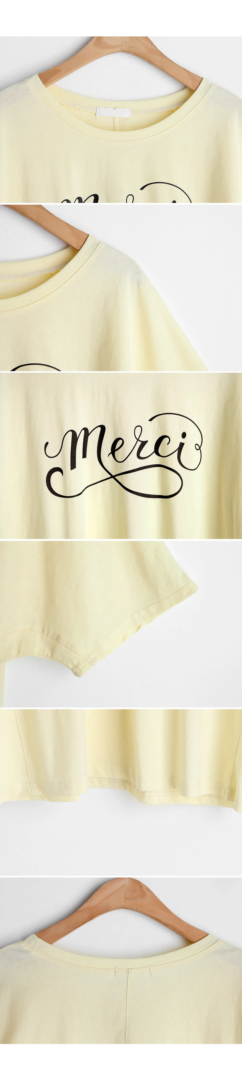 merciプリントTシャツ・全4色 | DHOLIC | 詳細画像9