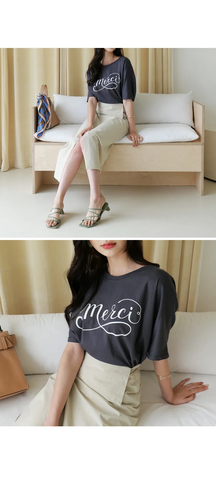 merciプリントTシャツ・全4色 | DHOLIC | 詳細画像6