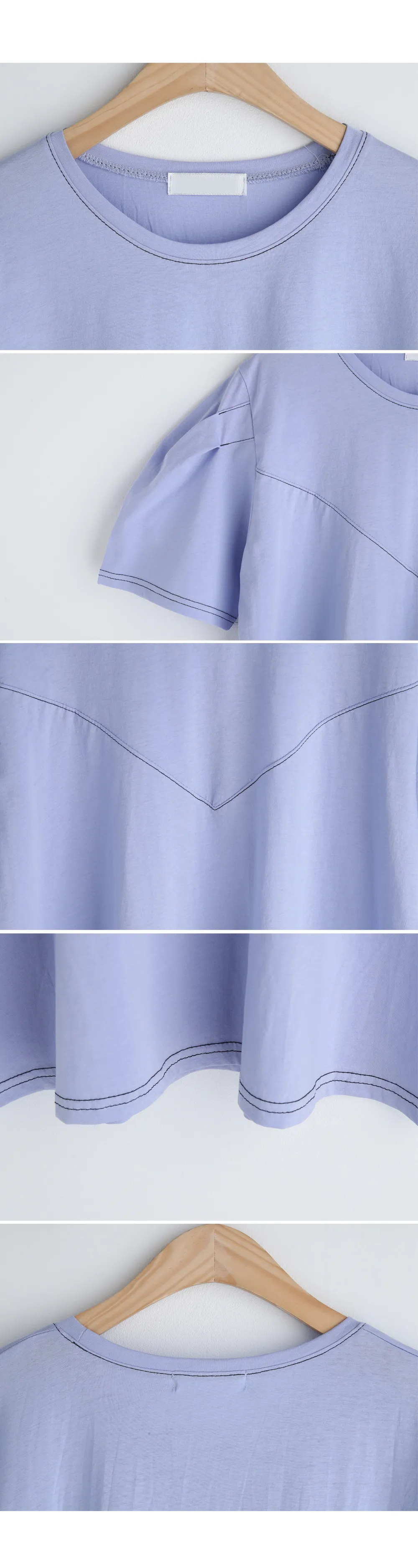 ステッチパフTシャツ・全4色 | DHOLIC | 詳細画像10