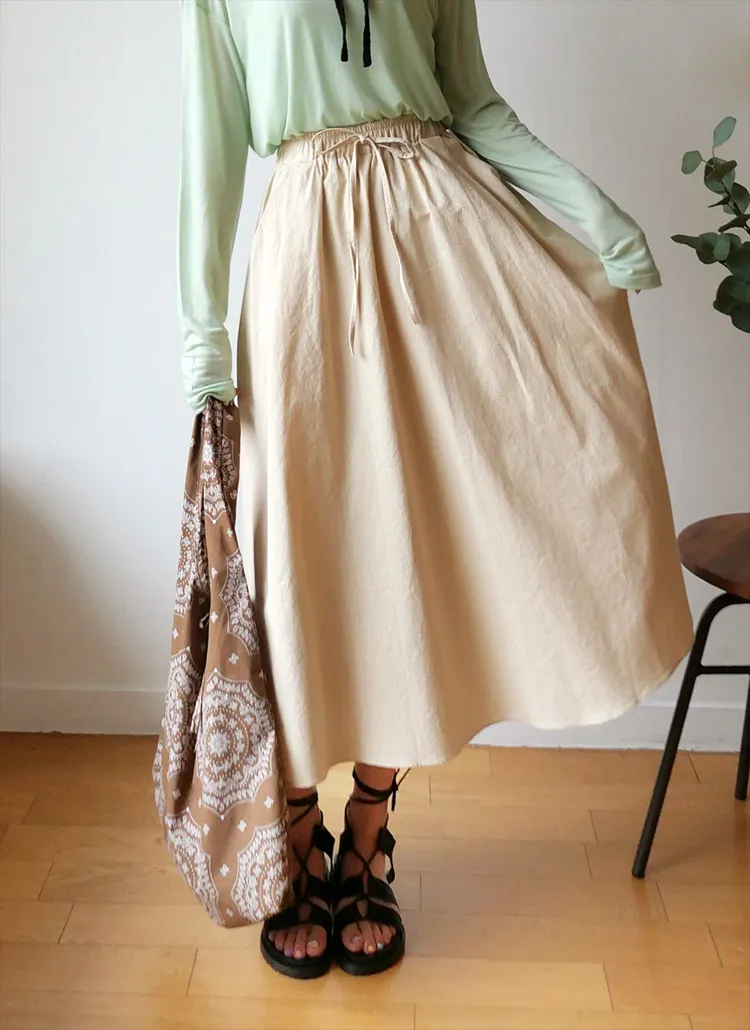 イージーポケットスカート・全3色 | DHOLIC | 詳細画像1