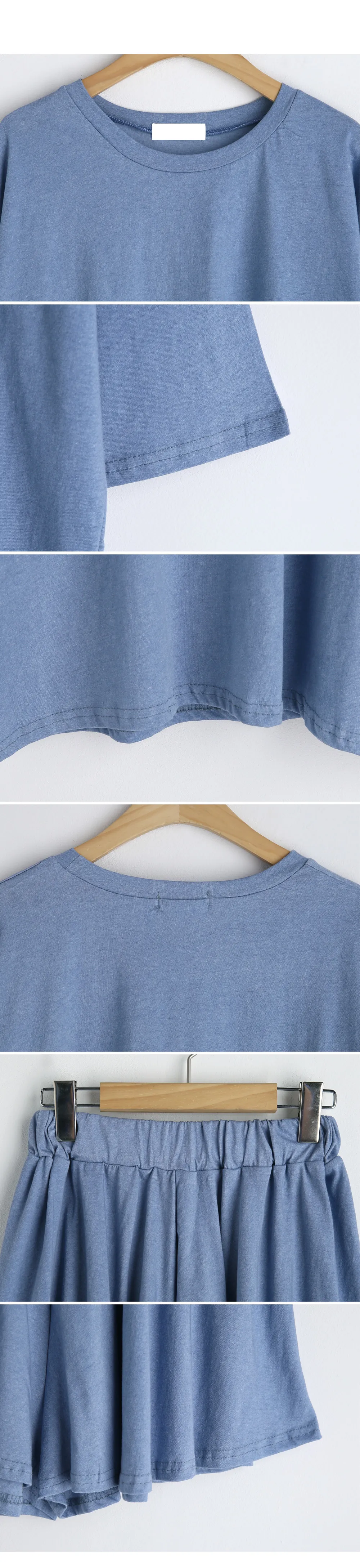 ピグメントTシャツ&ショートパンツSET・全4色 | DHOLIC | 詳細画像12
