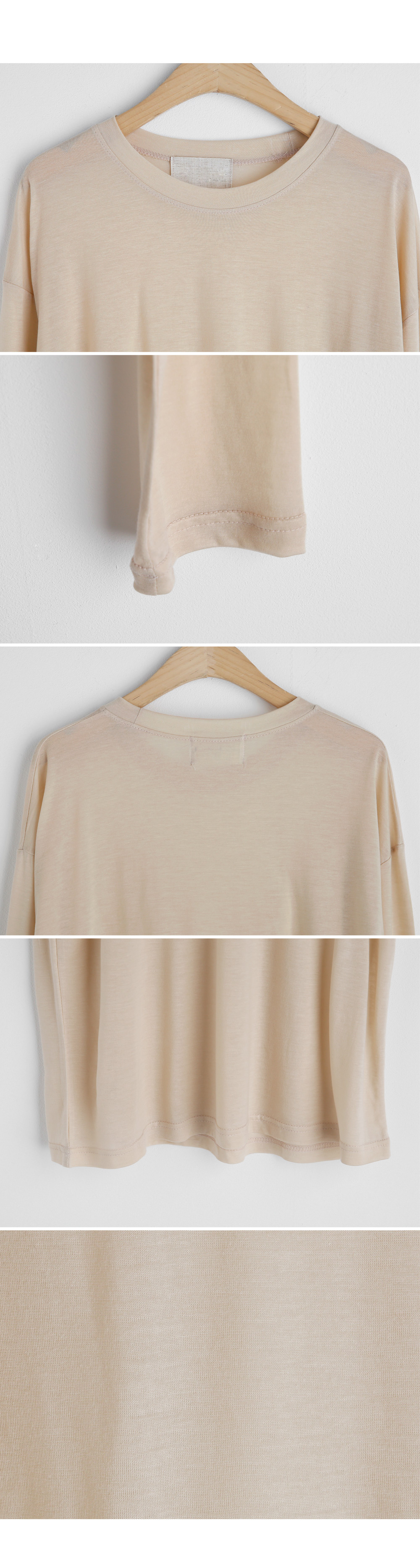 ラウンドシアーTシャツ・全4色 | DHOLIC | 詳細画像9