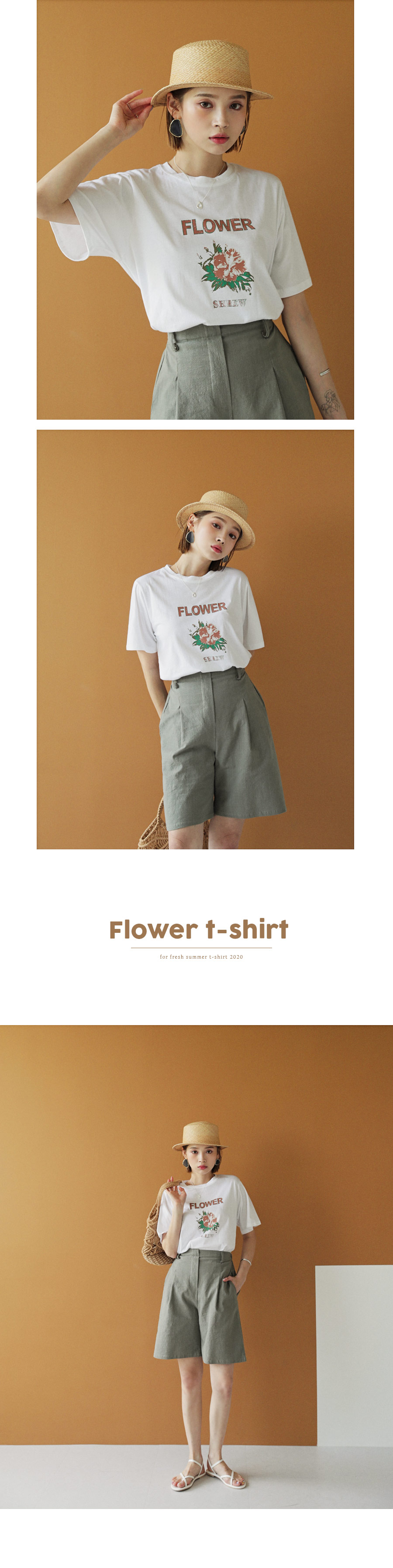 FLOFWERプリントTシャツ・全4色 | DHOLIC | 詳細画像8