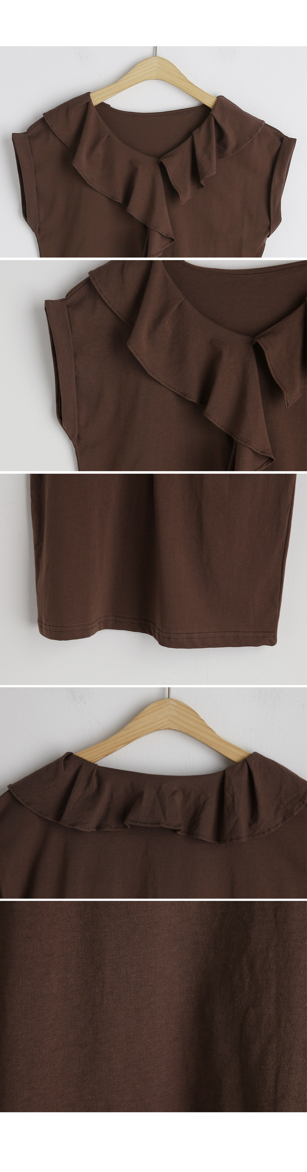 フリルネックTシャツ・全6色 | DHOLIC PLUS | 詳細画像16