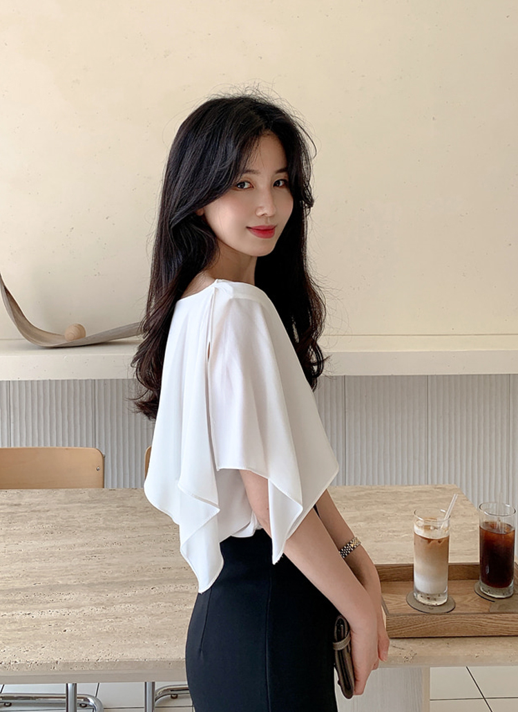 ケープ風ブラウス | レディースファッション通販 - DHOLIC