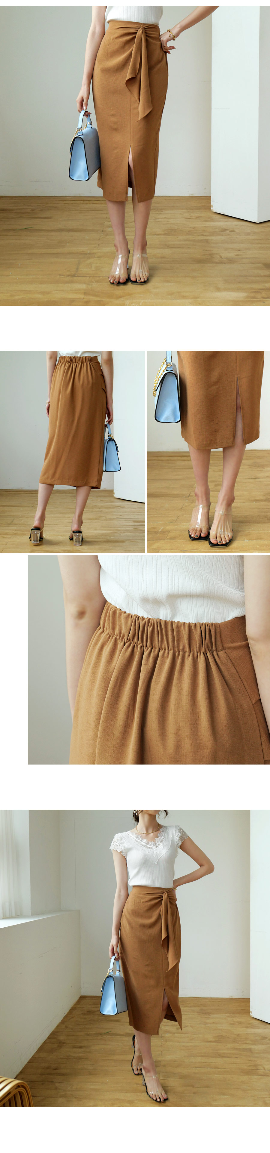 ツイストリボンスカート・全2色 | DHOLIC | 詳細画像2