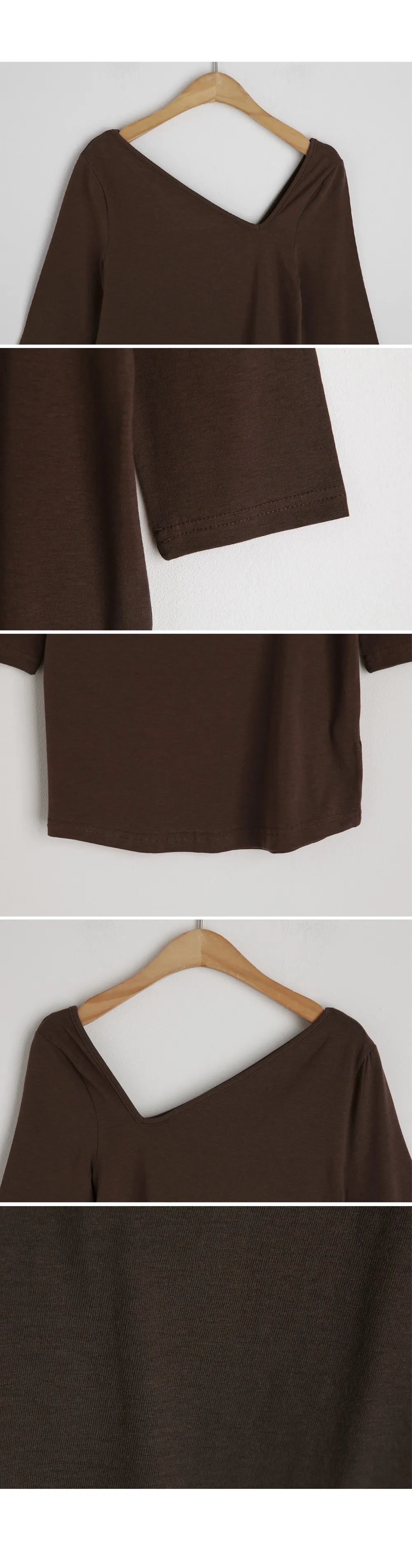 ダイアゴナルネックTシャツ・全3色 | DHOLIC PLUS | 詳細画像11