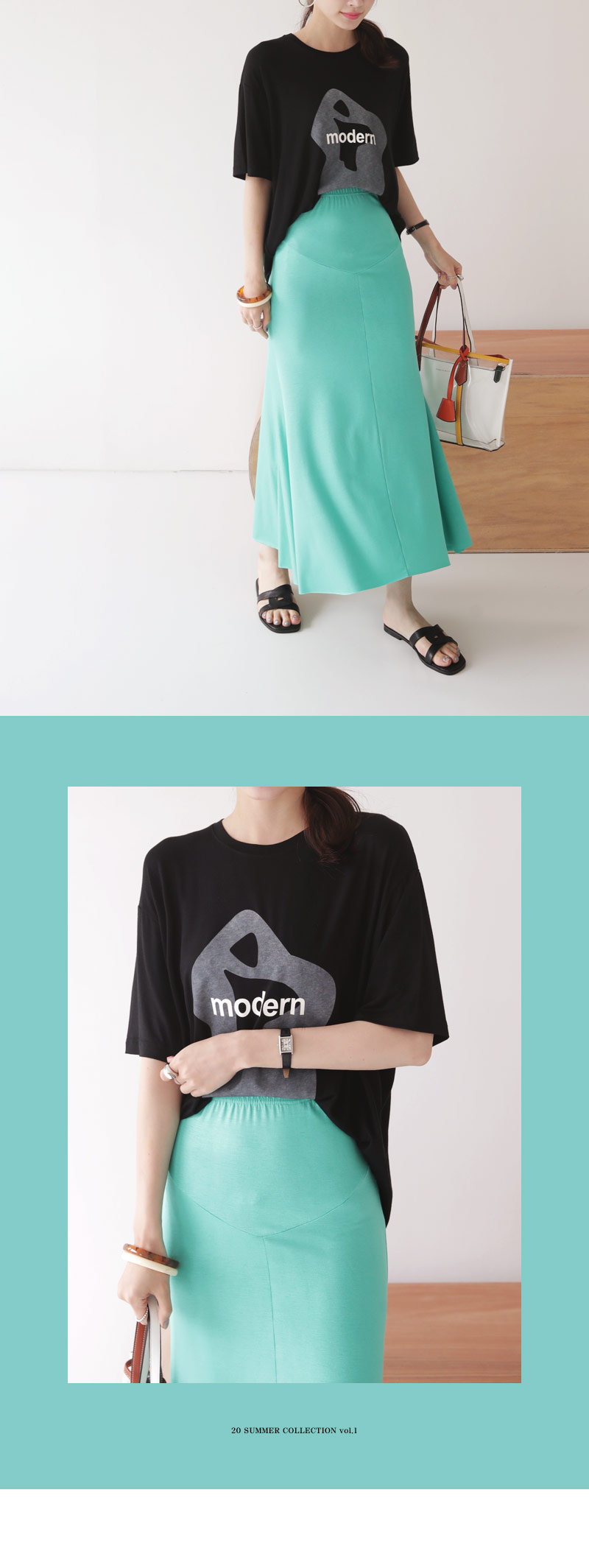 modernアンバランスTシャツ・全4色 | DHOLIC PLUS | 詳細画像4