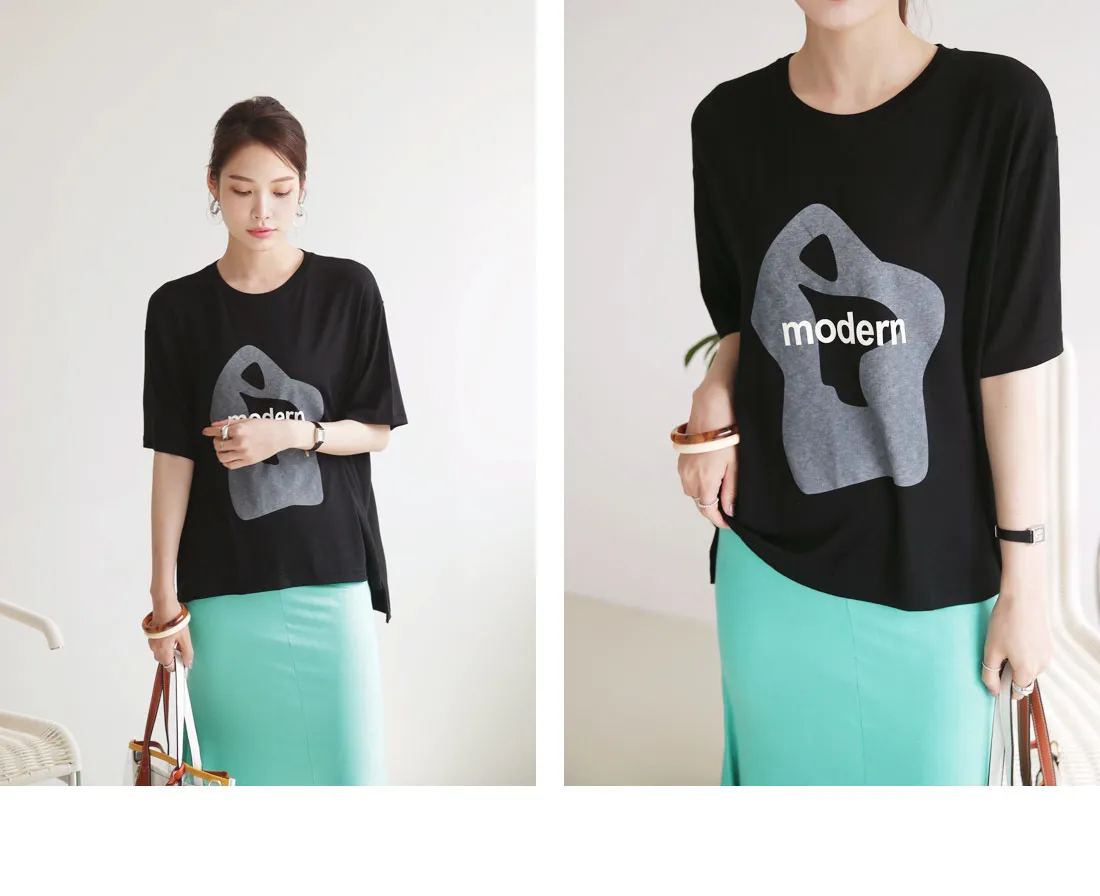 modernアンバランスTシャツ・全4色 | DHOLIC PLUS | 詳細画像11