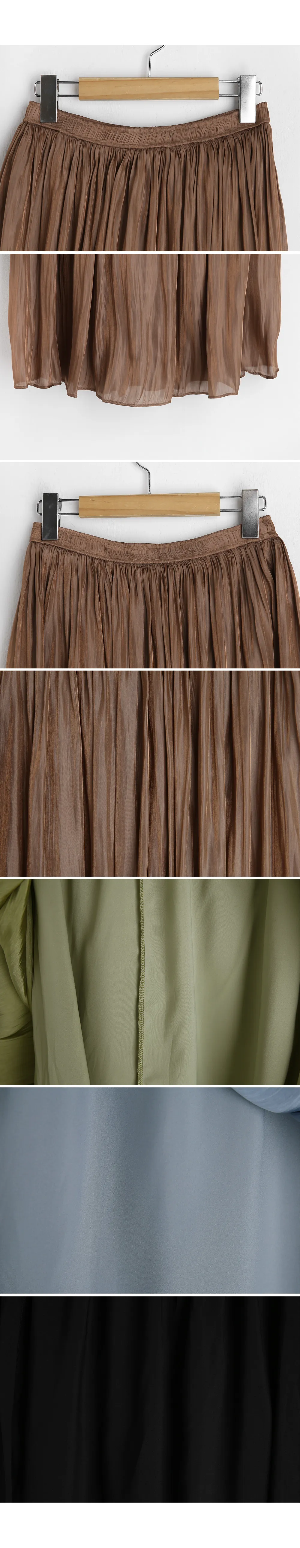 サテンギャザースカート・全4色 | DHOLIC PLUS | 詳細画像27