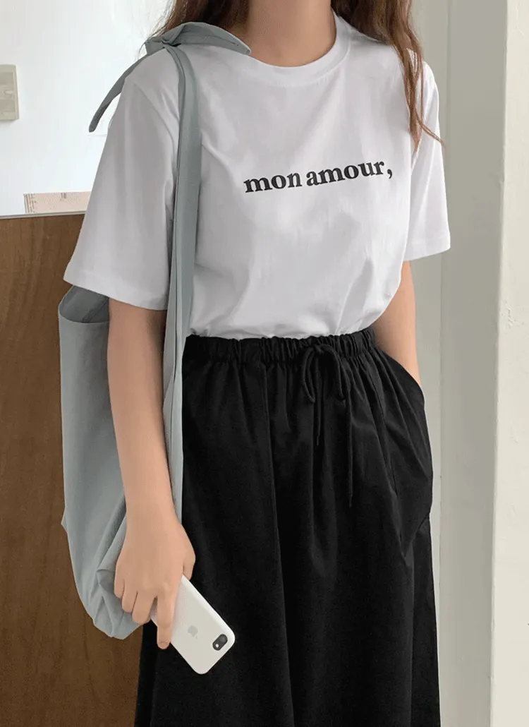 mon amour,Tシャツ | laurenhi | 詳細画像1