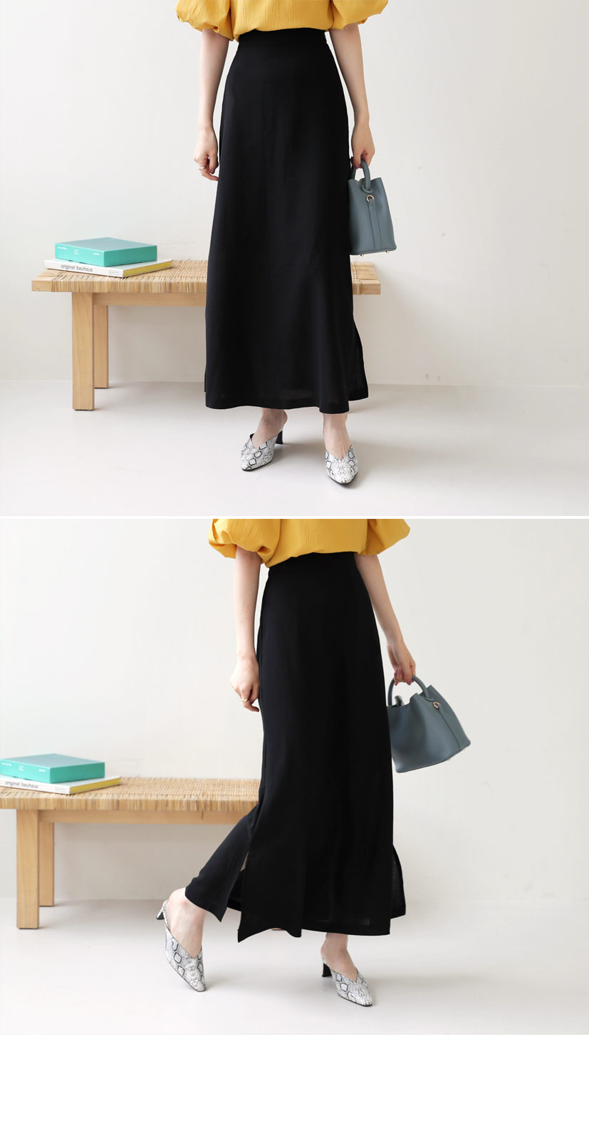 スリットAラインスカート・全2色 | DHOLIC PLUS | 詳細画像13