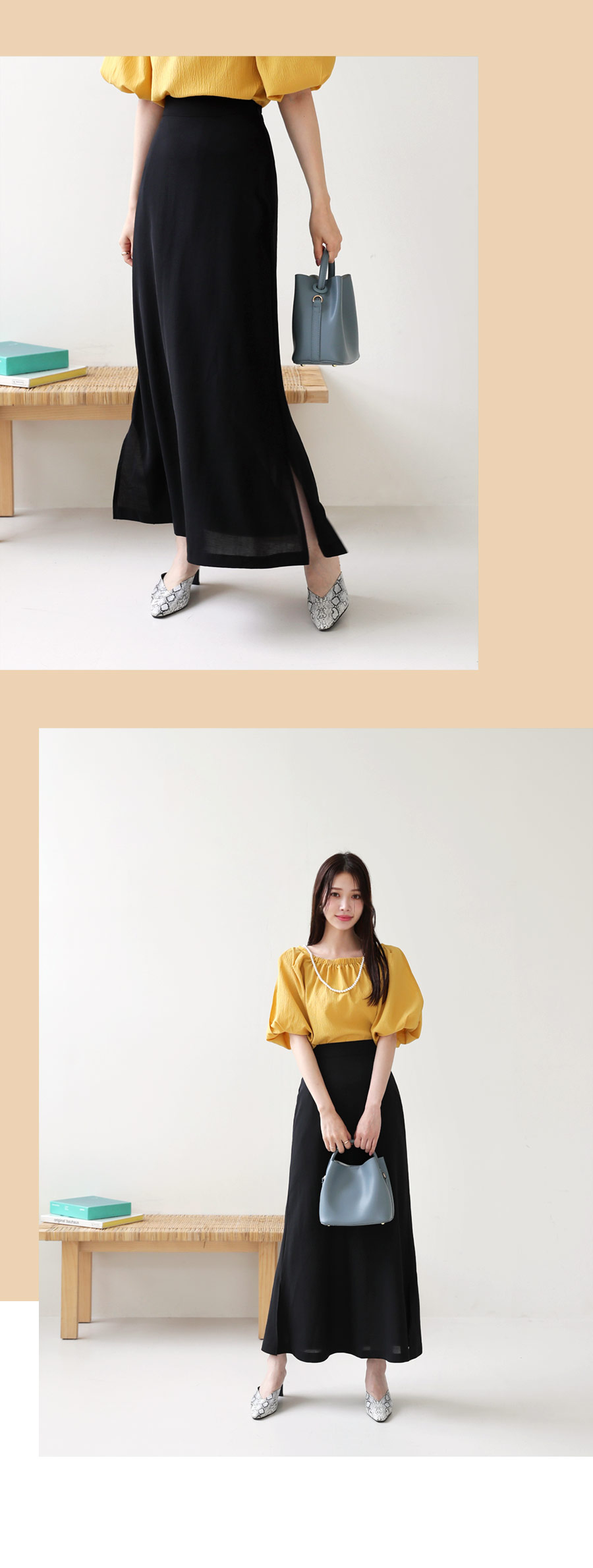 スリットAラインスカート・全2色 | DHOLIC PLUS | 詳細画像16
