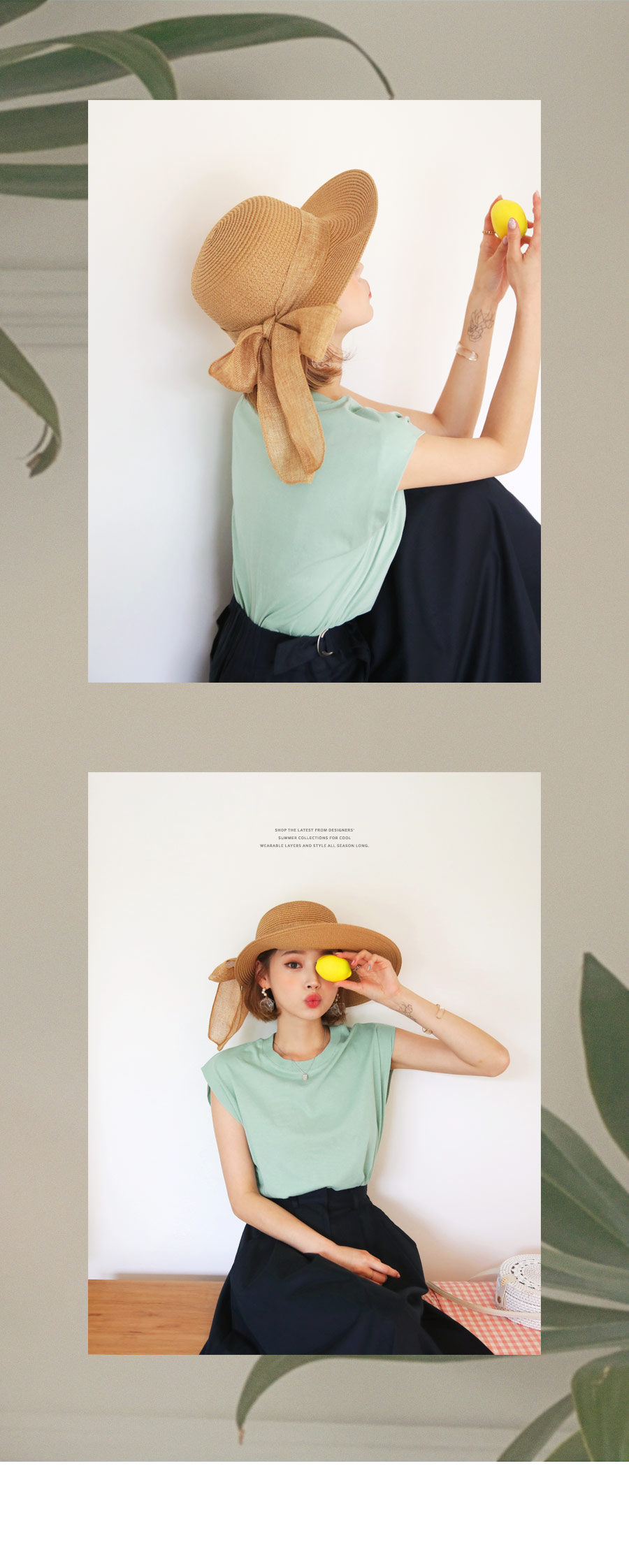 フレンチスリーブTシャツ・全6色 | DHOLIC | 詳細画像4
