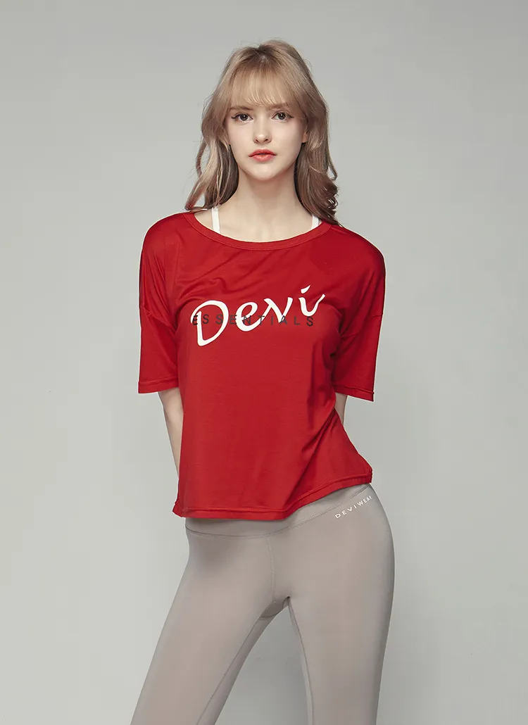 Devi半袖Tシャツ(レッド) | DEVIWEAR | 詳細画像2