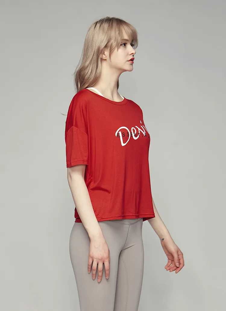 Devi半袖Tシャツ(レッド) | DEVIWEAR | 詳細画像3