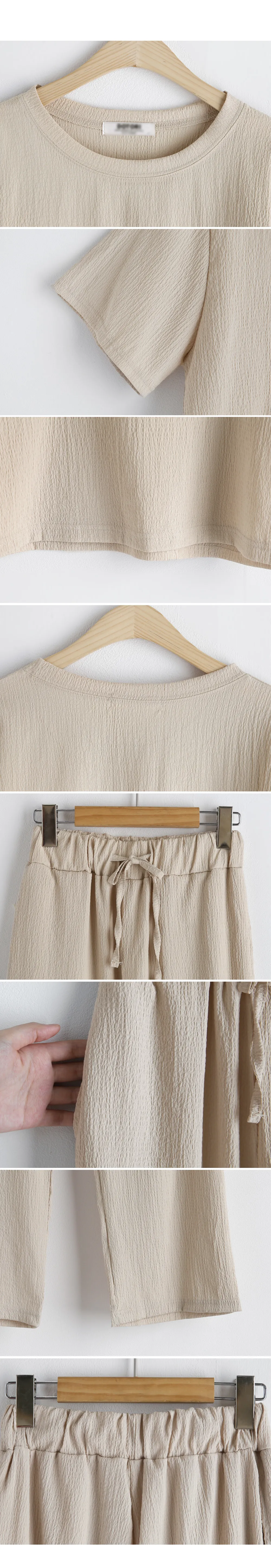 Tシャツ&パンツSET・全2色 | DHOLIC | 詳細画像9