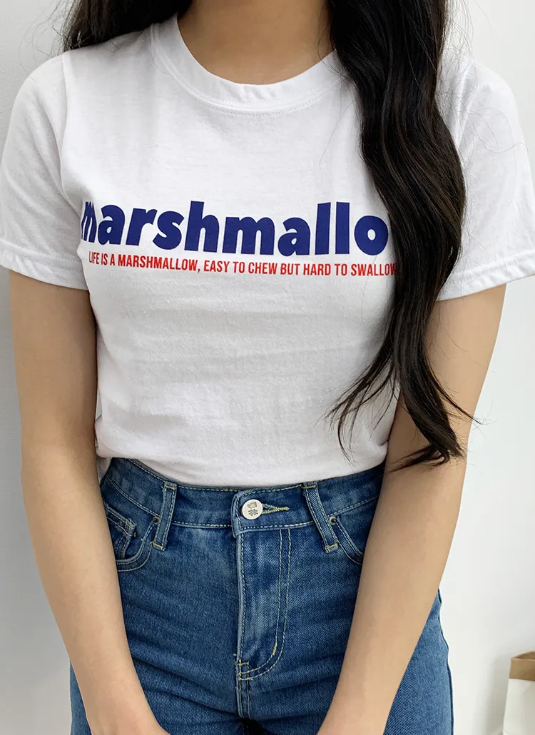 marshmallowクロップドTシャツ | bullang girls | 詳細画像1