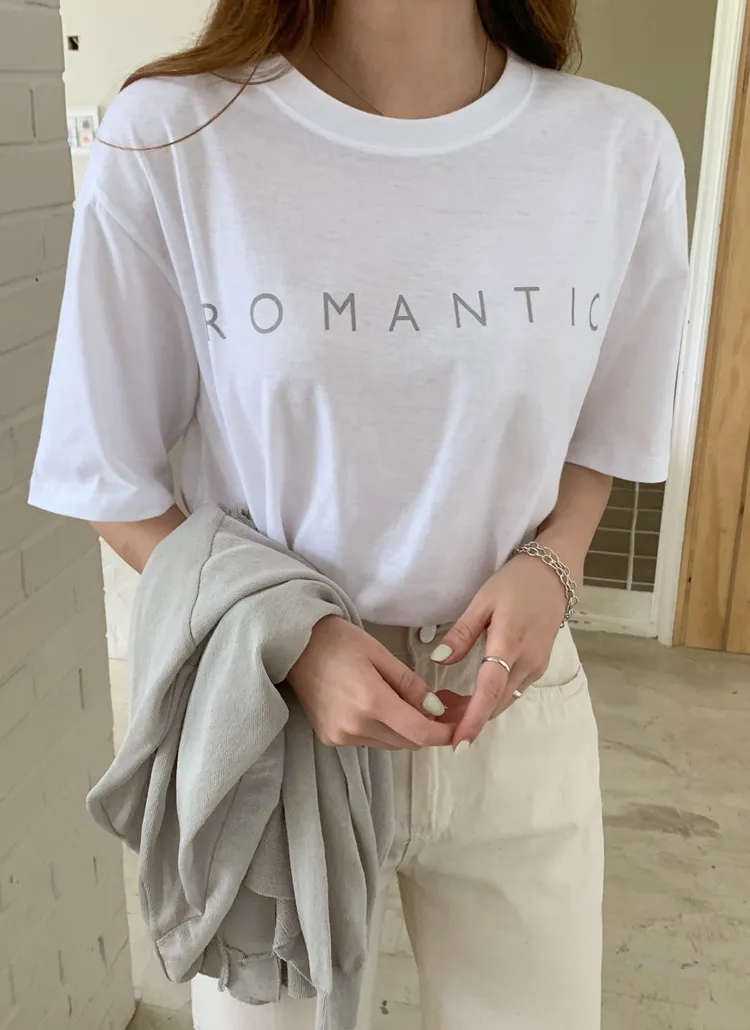 ROMANTIC半袖Tシャツ | ontheriver | 詳細画像1