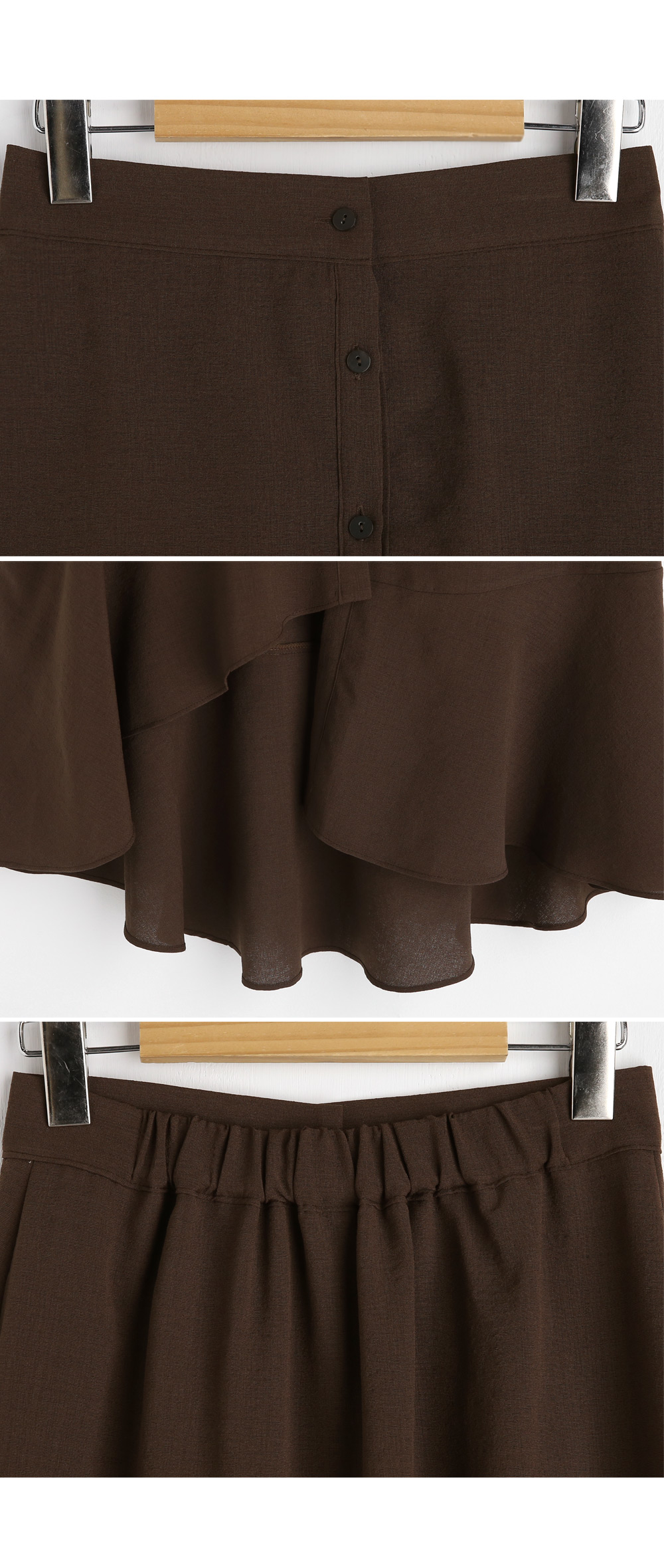 アンバランスボタンスカート・全3色 | DHOLIC | 詳細画像9