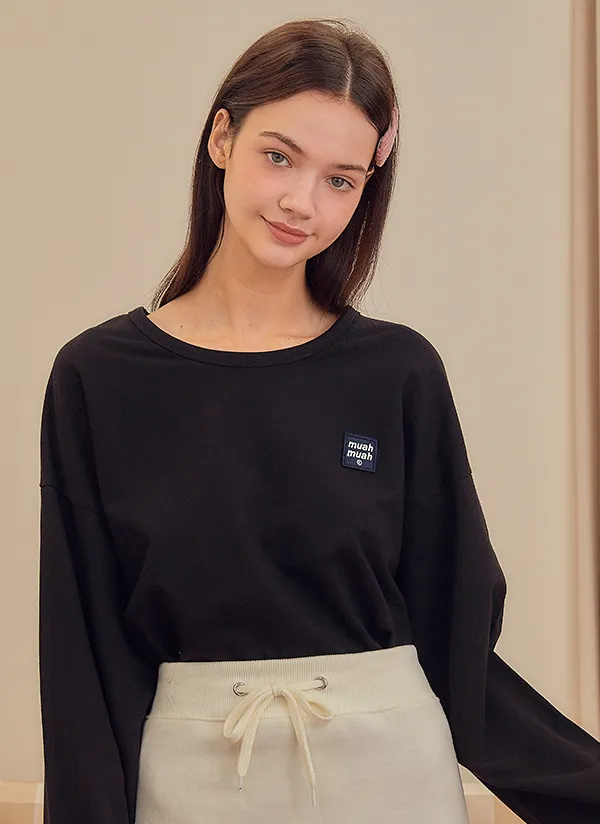 スクエアワッペンポイントTシャツ | muahmuah | 詳細画像1