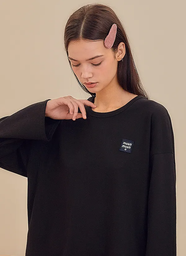 スクエアワッペンポイントTシャツ | muahmuah | 詳細画像3