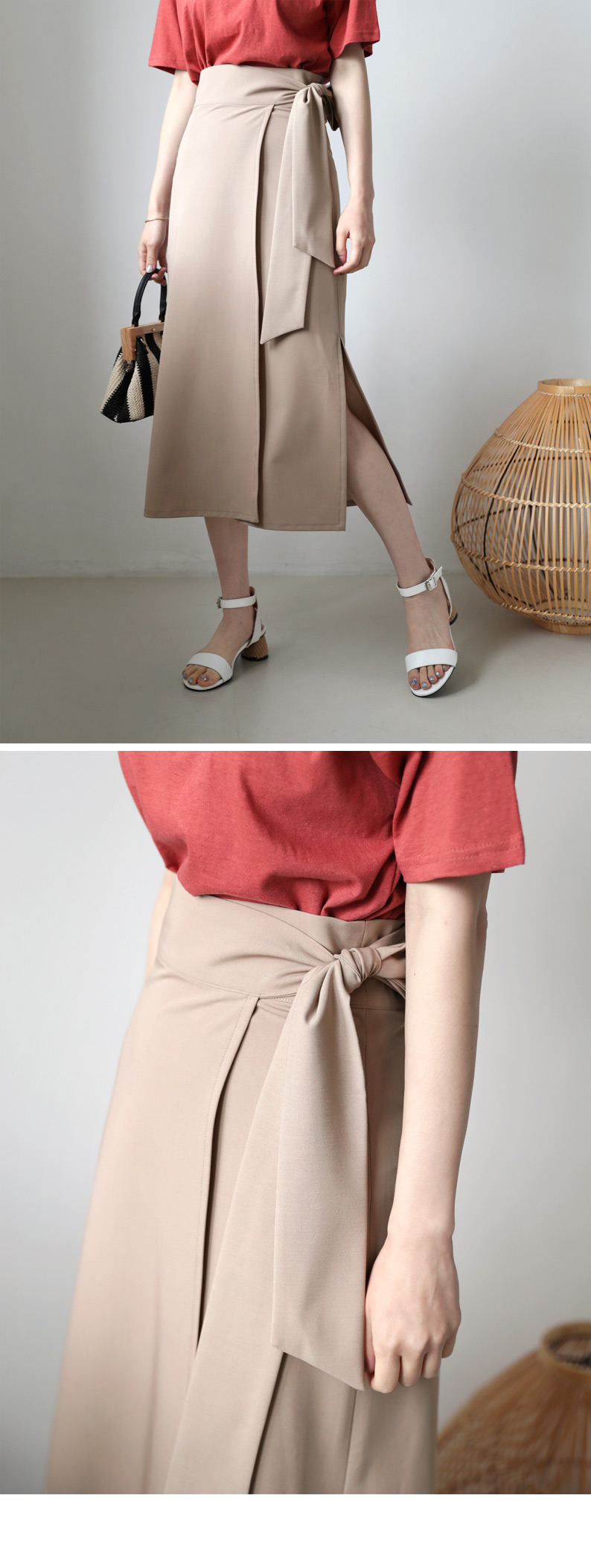 スリットラップスカート・全3色 | DHOLIC PLUS | 詳細画像2