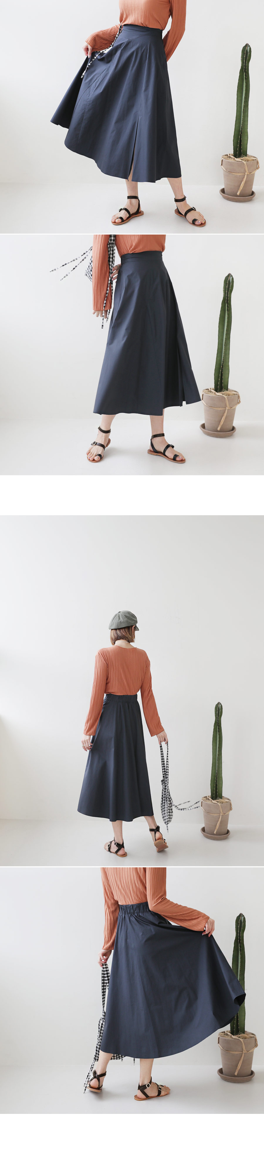 フレアスリットスカート・全4色 | DHOLIC | 詳細画像2