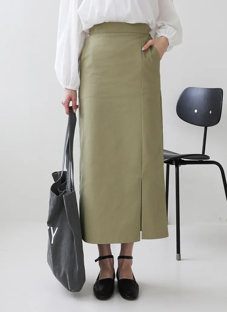 スリットHラインスカート・全3色 | DHOLIC | 詳細画像1