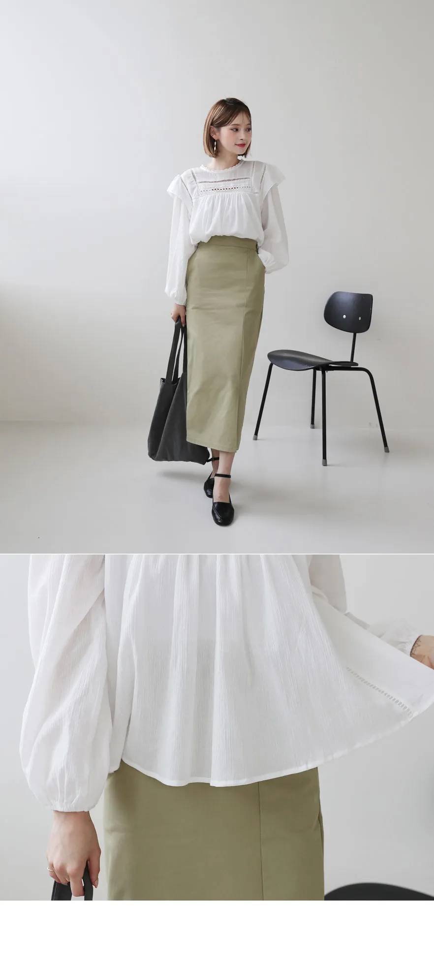 スリットHラインスカート・全3色 | DHOLIC | 詳細画像8