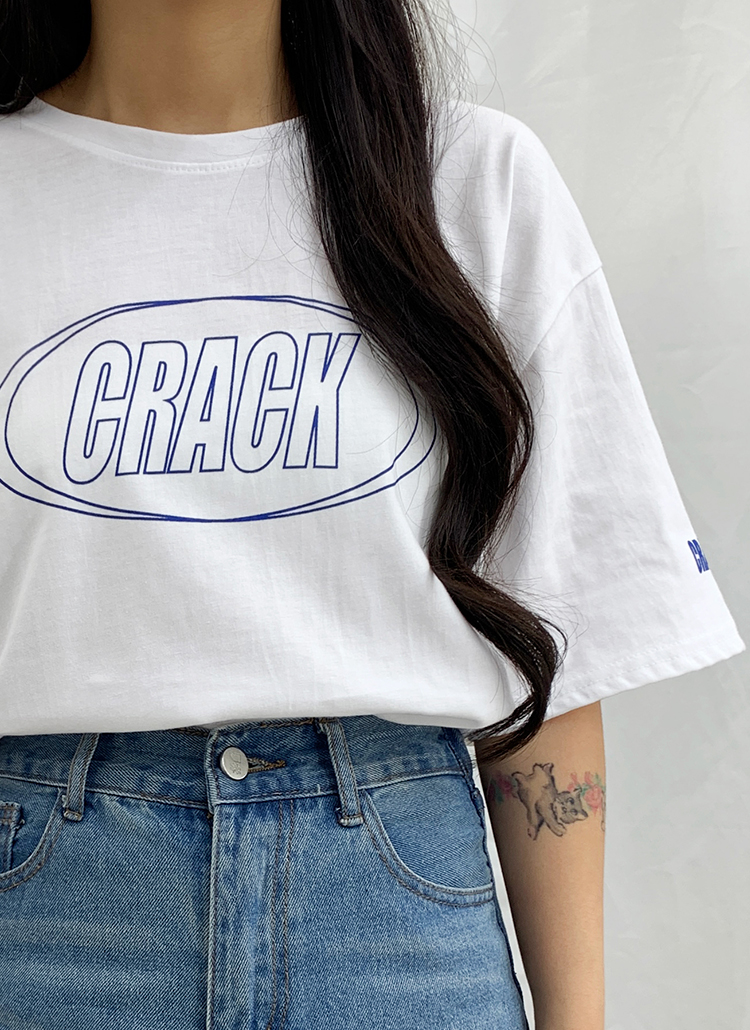 CRACKロゴTシャツ | bullang girls | 詳細画像1