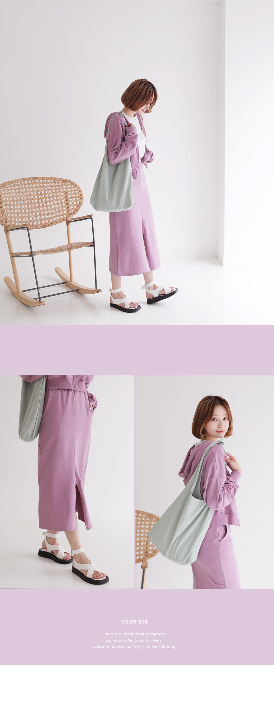 フードジップアップ&スカートSET・全3色 | DHOLIC | 詳細画像7