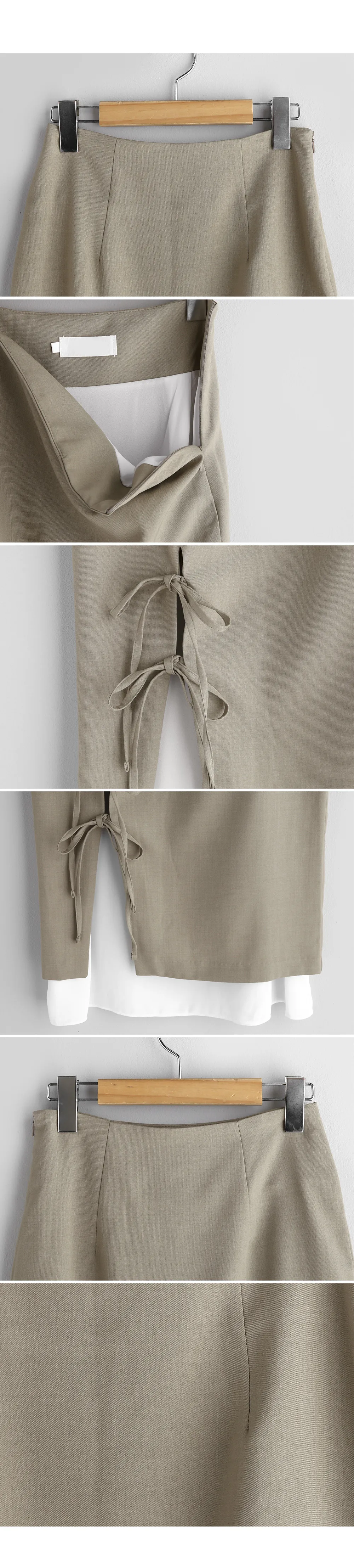 リボンレイヤードスカート・全2色 | DHOLIC PLUS | 詳細画像16