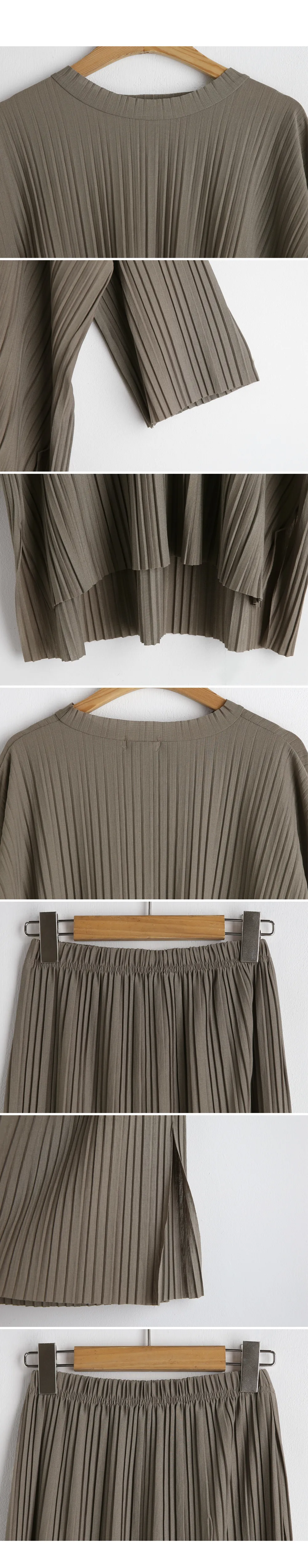 プリーツTシャツ&スカートSET・全2色 | DHOLIC | 詳細画像12