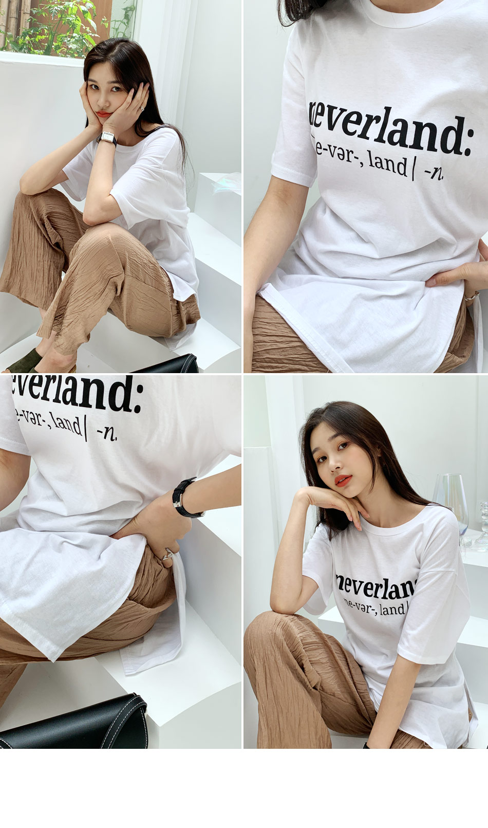 neverland:リボンTシャツ・全2色 | DHOLIC | 詳細画像5