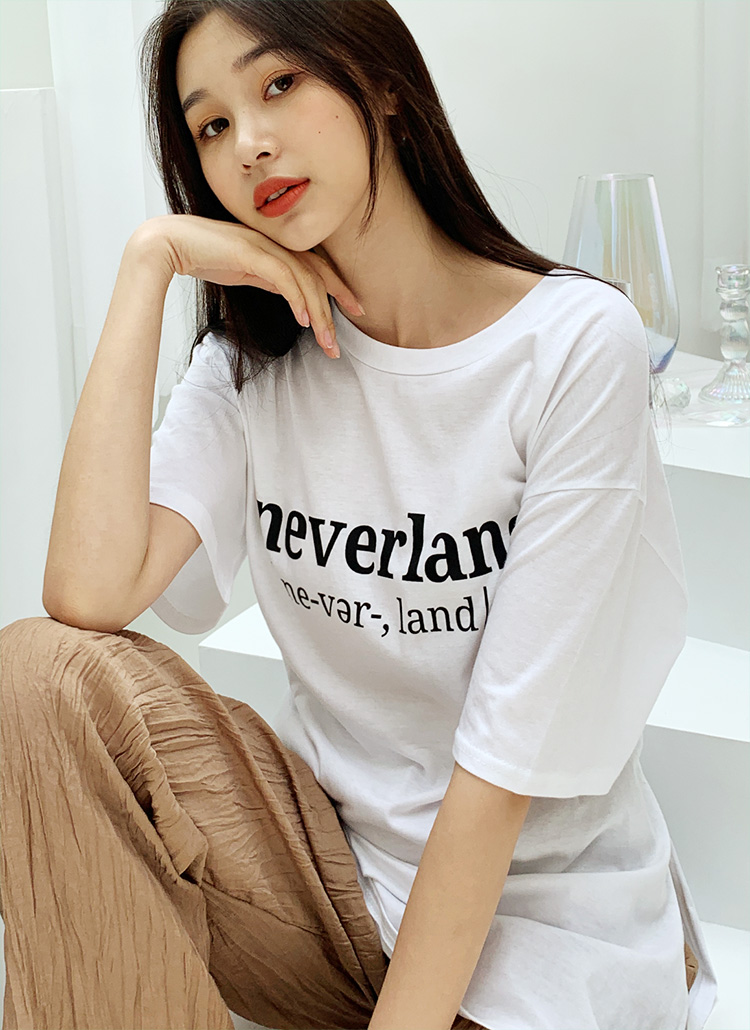 neverland:リボンTシャツ・全2色 | DHOLIC | 詳細画像1